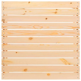 Apoio de pés p/ jardim c/ almofadão madeira de pinho maciça