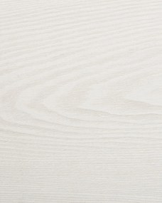 Secretária cor de madeira clara e branca 90 x 60 cm ANAH Beliani