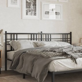 Cabeceira de cama 193 cm metal preto