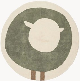 Tapete infantil tufado à mão Sheep Khaki