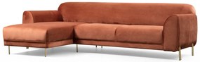 Sofá-Cama de Canto Image Corner – Canela – 287 x 169 cm