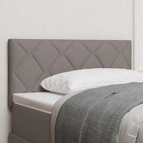 vidaXL Cabeceira Design Blocos de Diamante Bege 90 cm Tecido