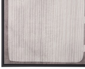 Quadro com motivo de folhas em cinzento 63 x 93 cm CREDERA Beliani