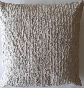 50x50 cm - Capa almofada 100% algodão taupe: 2 Capas de almofada 50x50 cm