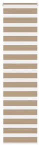 vidaXL Cortina de zebra 65x230 cm largura do tecido 60,9 cm poliéster