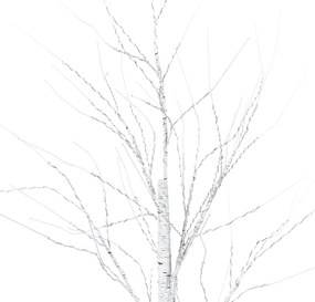 Árvore decorativa de Natal com LED 160 cm branca LAPPI Beliani