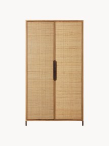 Roupeiro artesanal com portas de vime Pioneer