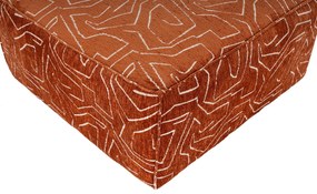 Pouffe Lora – Laranja – 85x85x40 cm