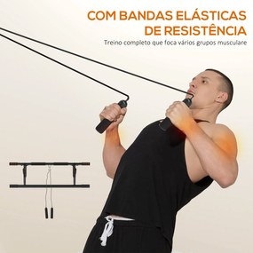 SPORTNOW Barra de Elevação Multifuncional Barra de Elevação de Parede