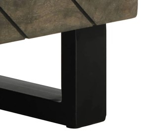 Mesa de centro 80x50x40 cm madeira de mangueira maciça preto