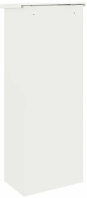 Caixa para entrega de pacotes Branco 44,5 x 29 x 110,5 cm Aço