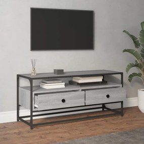 Móvel de TV 100x35x45 cm derivados de madeira cinzento sonoma