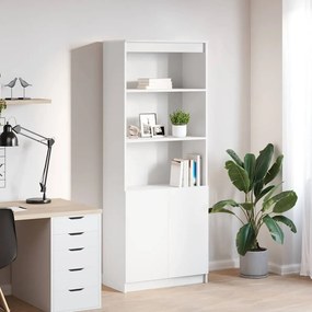 vidaXL Armário alto 70x35x180 cm derivados de madeira branco