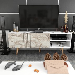 Móvel TV Ronas – Branco – 160 cm x 35 cm x 38,6 cm