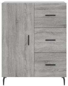 Armário alto 69,5x34x180 cm derivados de madeira sonoma cinza