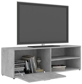 Móvel de TV 120x34x37 cm derivados de madeira cinzento cimento
