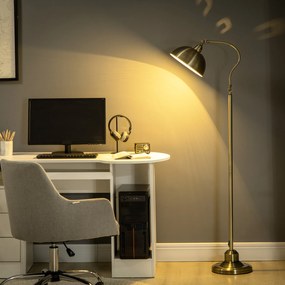 Candeeiro de Pé Vintage Arco 42x25,5x152 cm Ajustável Bronze