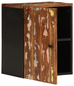 Armário parede p/ casa banho 38x33x48 madeira recuperada maciça