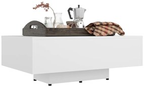 Mesa de centro 85x55x31 cm contraplacado branco