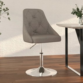 vidaXL Banco de bar tecido cinzento-escuro