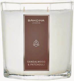 Vela perfumada artesanal White Collection (sândalo, patchouli)