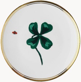 Prato de sobremesa em porcelana artesanal Tavola Scomposta