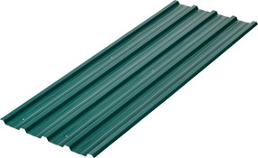 Outsunny Conjunto de 12 Painéis para Teto de Aço Galvanizado Chapas Perfiladas de Teto 7m² para Abrigo de Ferramentas 129x45cm Verde | Aosom Portugal