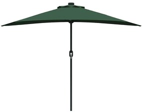 Parasol de Jardim Meio Verde Médio