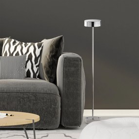 Lâmpada de Pé Keyf – Cromada – Diâmetro 16 cm Altura 111 cm
