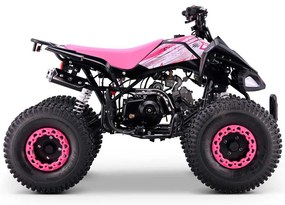 MINI MOTO 4 GASOLINA PARA CRIANÇAS 110cc PANTERA R8 automático com marcha atrás Rosa