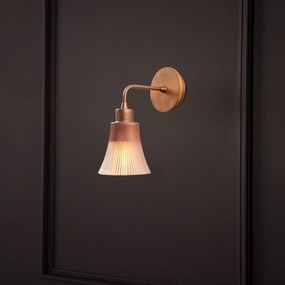 Aplique de Parede Foca – Cobre – Diâmetro 13 cm, Altura 28 cm