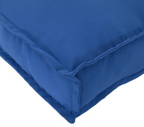 Conjunto de Almofadas de Palete 2 Peças Azul Royal Tecido Oxford