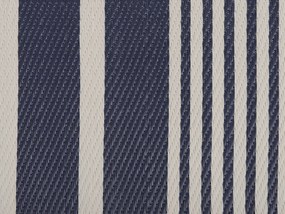Tapete de exterior azul escuro 120 x 180 cm HALDIA Beliani