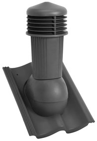 vidaXL Ventilador de teto antracite