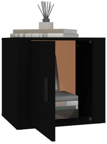 Mesa de cabeceira 50x39x47 cm preto