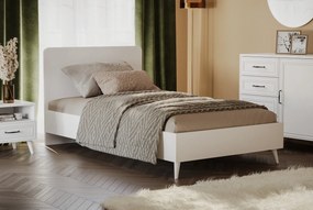 Cama Individual Lavinia – Branco – 92x85x198 cm