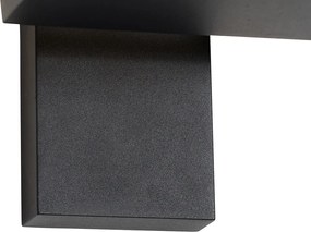 Lanterna de parede exterior preta com LED IP54 - Ferdinand