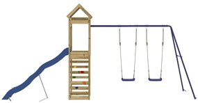 Conjunto de brincar para exterior madeira de pinho impregnada