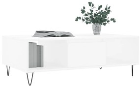 Mesa de centro 104x60x35 cm derivados de madeira branco