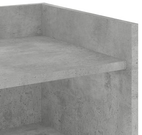 Aparador 73,5x35x75 cm derivados de madeira cinzento cimento