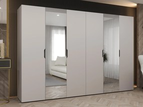 Roupeiro Hartford 518, Caxemira, 202x300x50cm, 219 kg, Portas para roupeiro: Com dobradiças, Número de prateleiras: 4, Número de prateleiras: 4