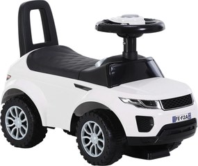 Carro de brincar para empurrar, com buzina para bebés branco