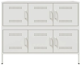 Aparador 100,5x39x79 cm aço branco