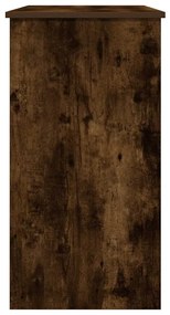 Secretária 80x40x75 cm derivados de madeira cor carvalho fumado