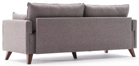 Sofá de 3 Lugares Bella – Castanho – 208 cm