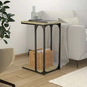 Mesa de apoio 40x30x60 cm derivados de madeira carvalho sonoma