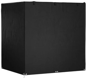 vidaXL Capa p/ banco de baloiço 12 ilhós 220x177x220 cm polietileno