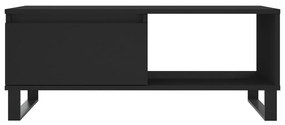 Mesa de centro 90x50x36,5 cm derivados de madeira preto
