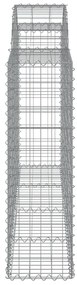 Cestos gabião arqueados 12 pcs 200x30x100/120 ferro galvanizado