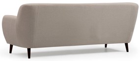 Sofá de 3 Lugares Enna – Bege – 220x87x87 cm